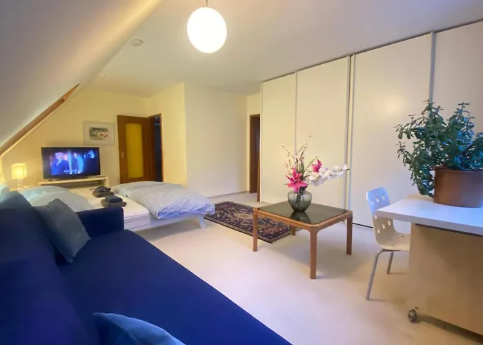Apartamento Gartenblick-oase: Obergeschosswohnung In